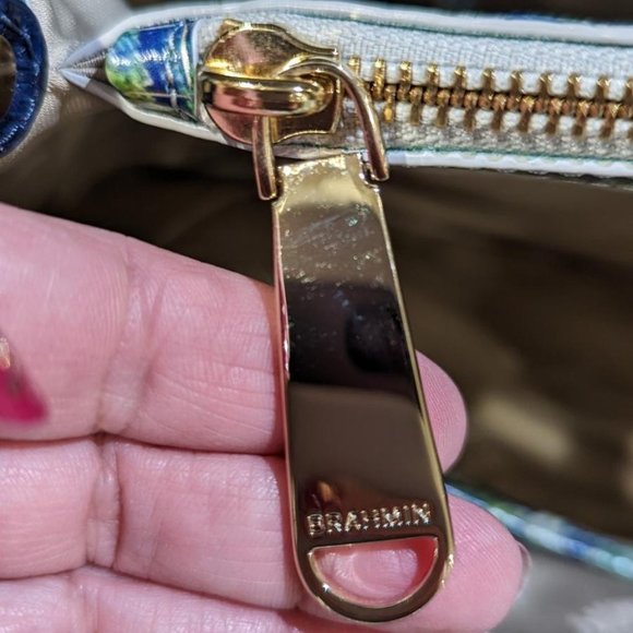 Brahmin Celia Green Viper Mackay Handbag - Purse only wallet was sold - Picture 8 of 10